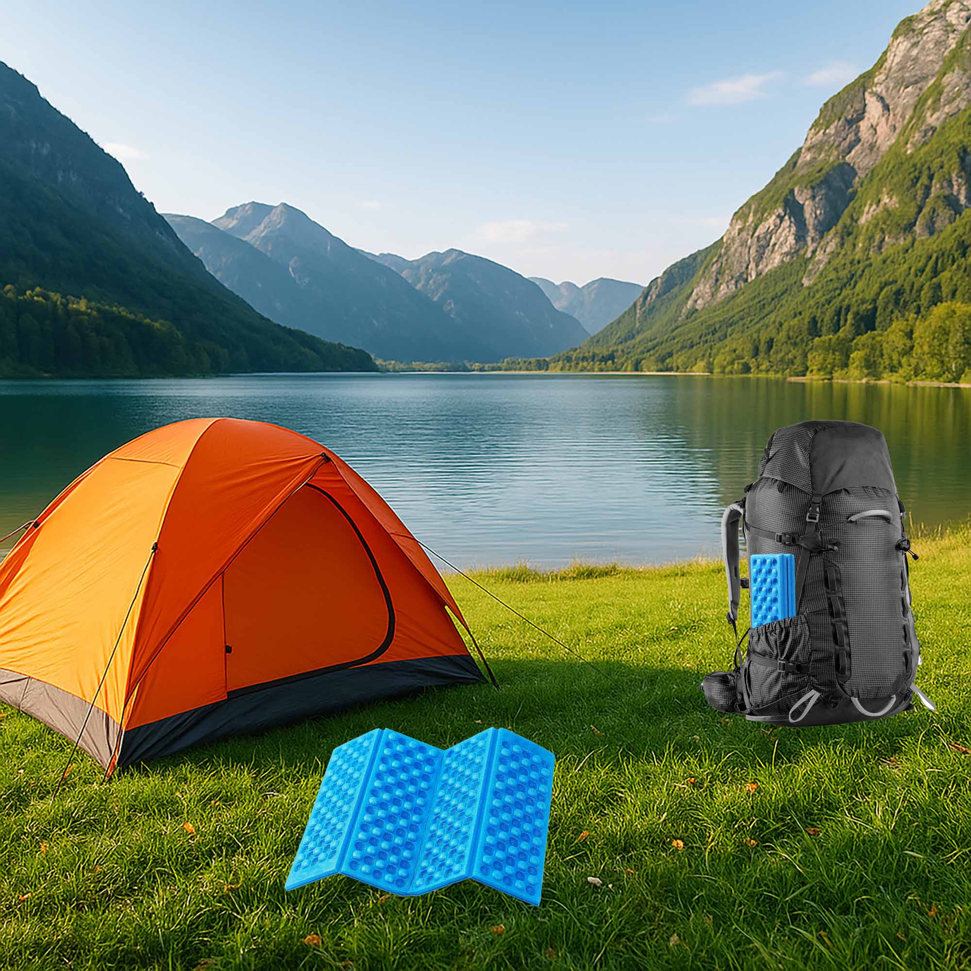 Mata Składana Do Siedzenia Turystyczna Plażowa Piknikowa Wodoodporna Trawę 4 Mata Składana Do Siedzenia Turystyczna Plażowa Piknikowa Wodoodporna Trawę - obrazek 4