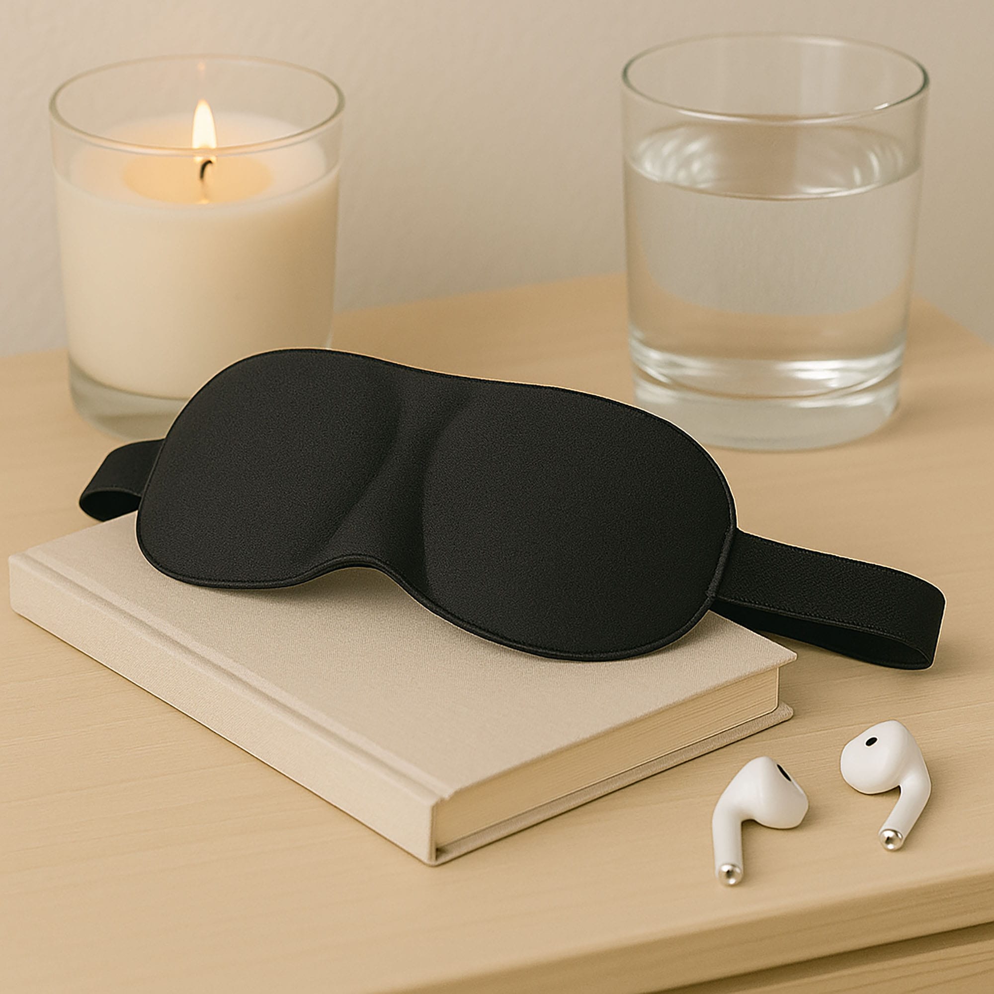 Opaska na Oczy do Spania Maska na Sen Podróżna do Samolotu Przepaska Czarna 6 Opaska na Oczy do Spania Maska na Sen Podróżna do Samolotu Przepaska Czarna - obrazek 6