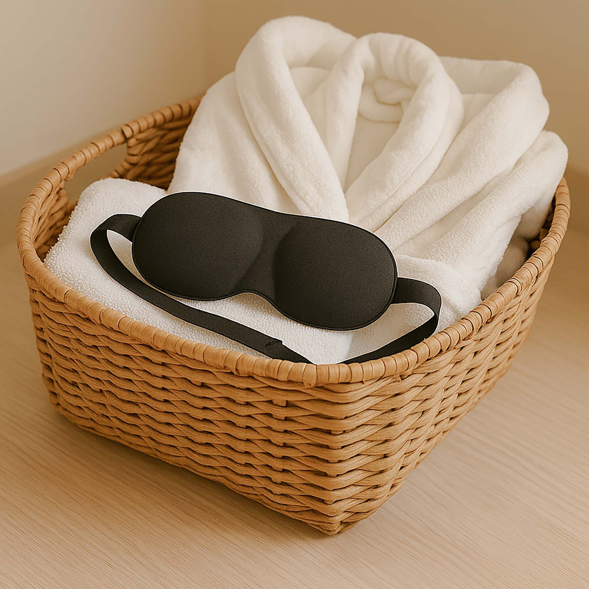 Opaska na Oczy do Spania Maska na Sen Podróżna do Samolotu Przepaska Czarna 4 Opaska na Oczy do Spania Maska na Sen Podróżna do Samolotu Przepaska Czarna - obrazek 4