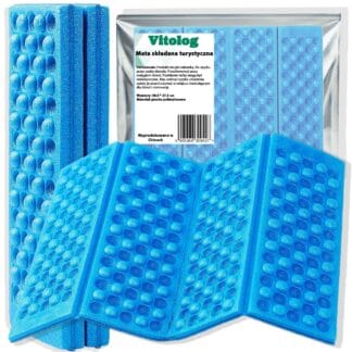 Mata Składana Do Siedzenia Turystyczna Plażowa Piknikowa Wodoodporna Trawę