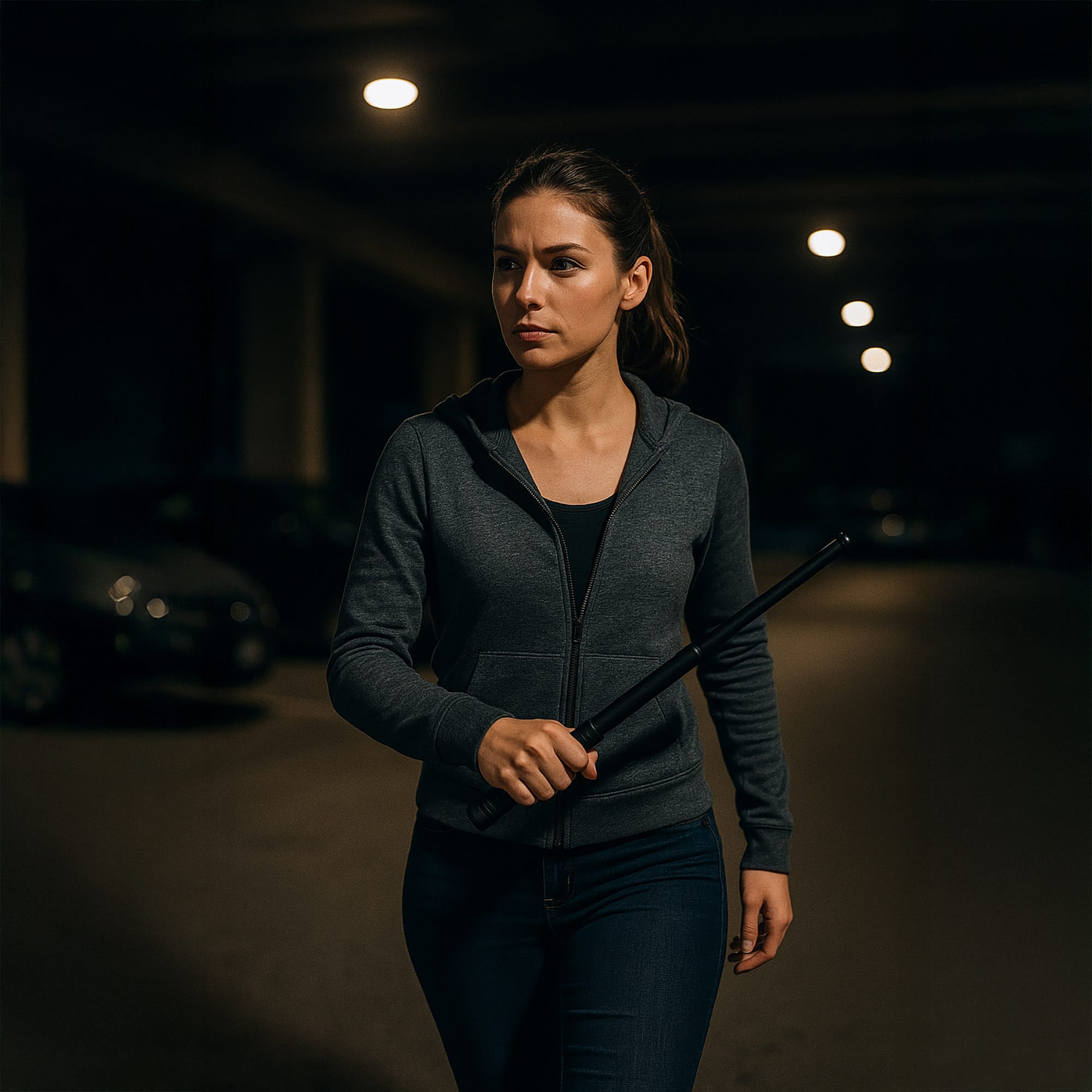 Pałka Teleskopowa Składana Baton Hartowana Stalowa Policyjna + Etui 49,5 cm 5 Pałka Teleskopowa Składana Baton Hartowana Stalowa Policyjna + Etui 49,5 cm - obrazek 5