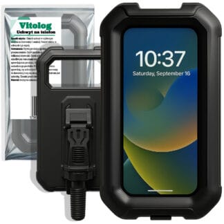 Wodoodporny Uchwyt Rowerowy Etui na Telefon GPS Pokrowiec na Kierownicę