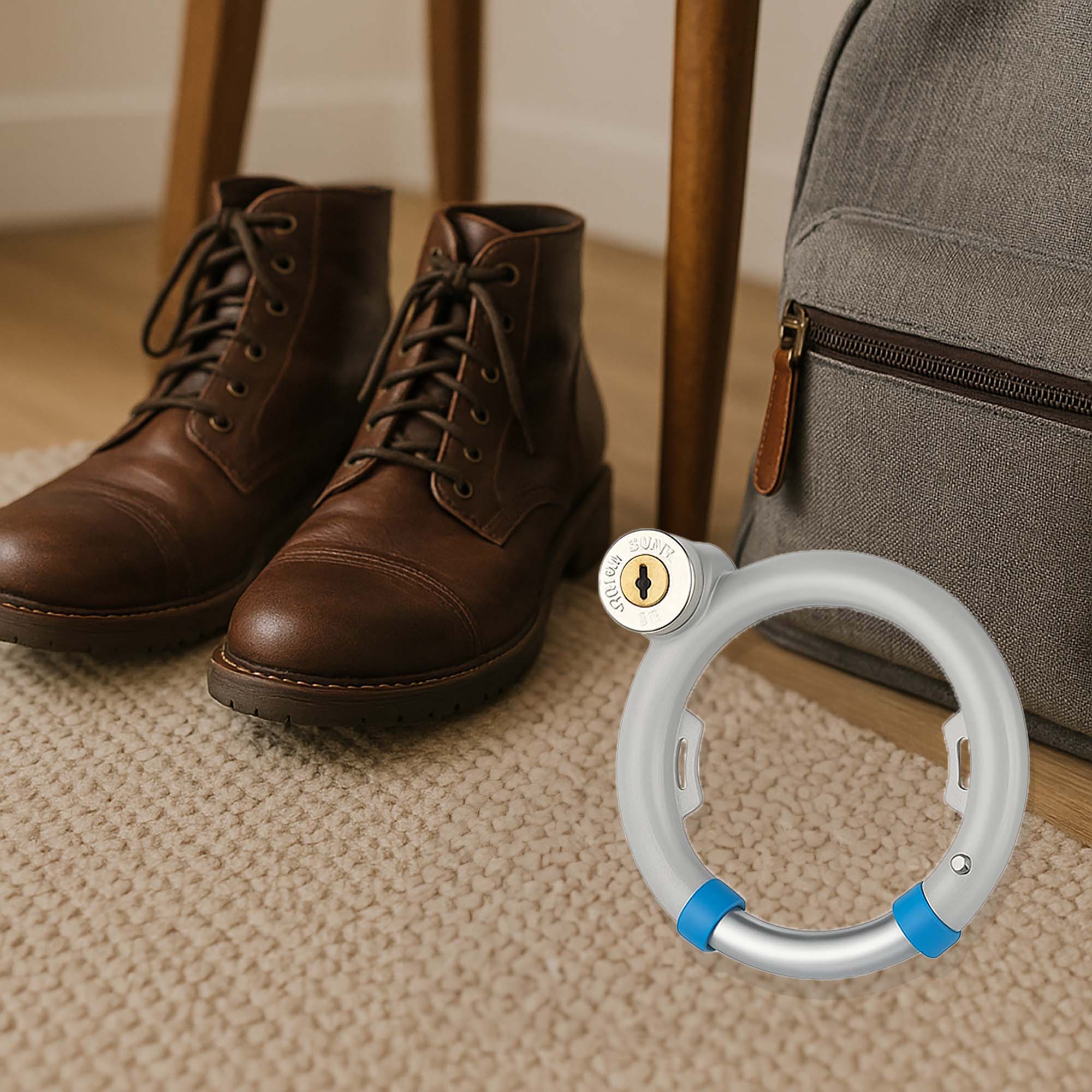 Zapięcie zabezpieczenie do roweru blokada rowerowa tylnego koła rowerowego 3 Zapięcie zabezpieczenie do roweru blokada rowerowa tylnego koła rowerowego - obrazek 3