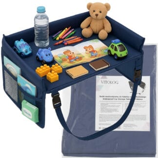 Stolik Podróżny dla Dzieci do Samochodu Auta Fotelika Samochodowego Tacka Organizer dla Dziecka