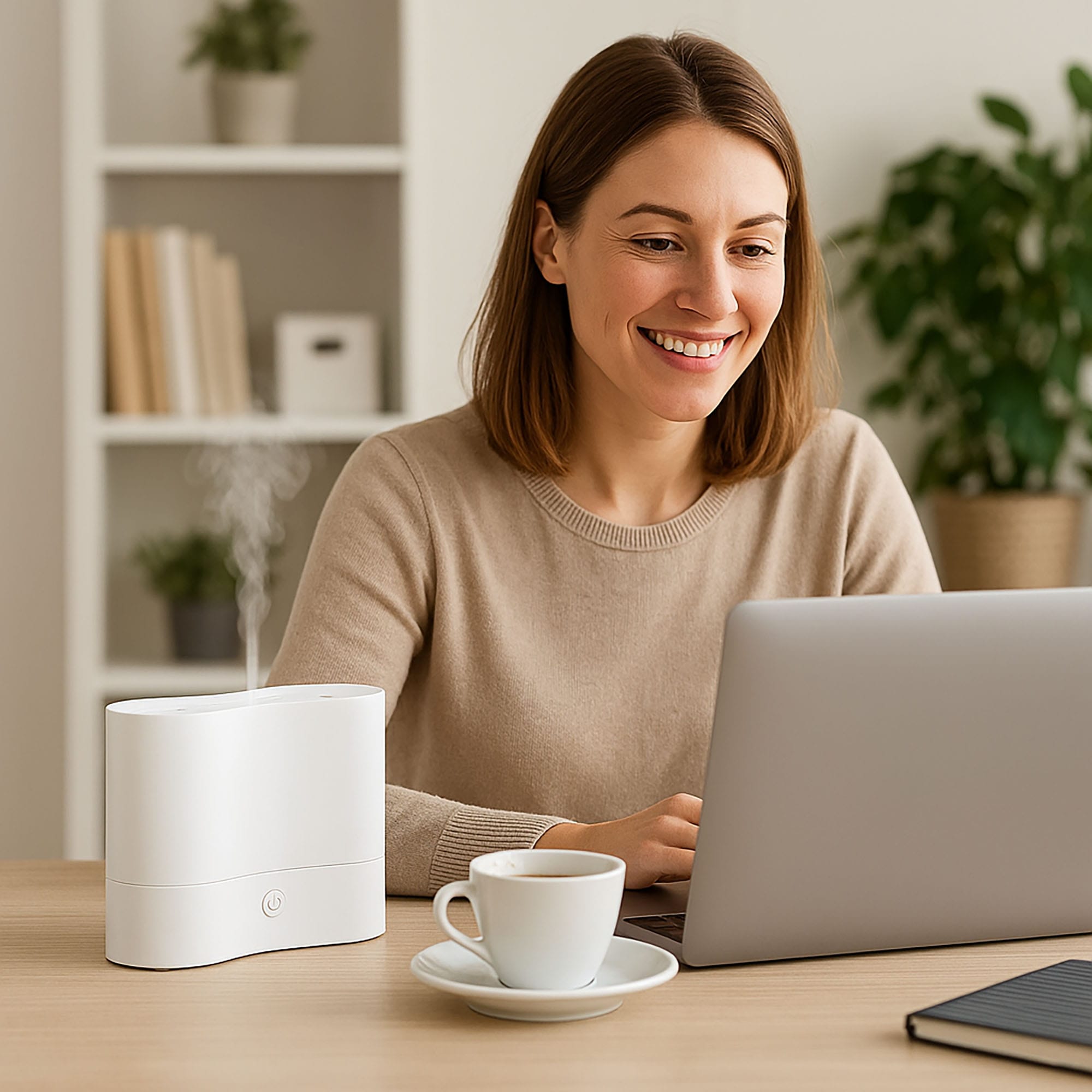 Dyfuzor Ultradźwiękowy Nawilżacz Powietrza Do Olejków Eterycznych Jonizator 4 Dyfuzor Ultradźwiękowy Nawilżacz Powietrza Do Olejków Eterycznych Jonizator - obrazek 4