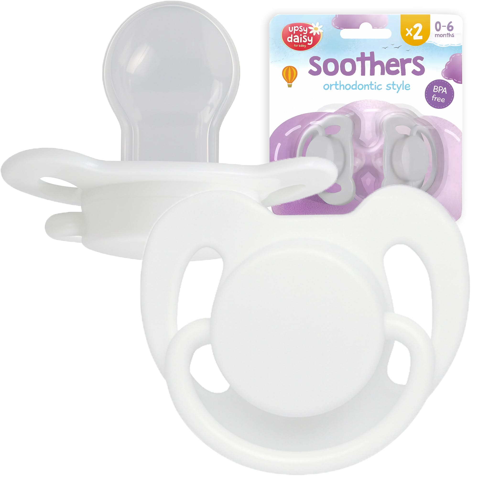Smoczek Ortodontyczny Dla Niemowląt 0-6 Miesięcy Uspokajający Silikonowy 1 Smoczek Ortodontyczny Dla Niemowląt 0-6 Miesięcy Uspokajający Silikonowy