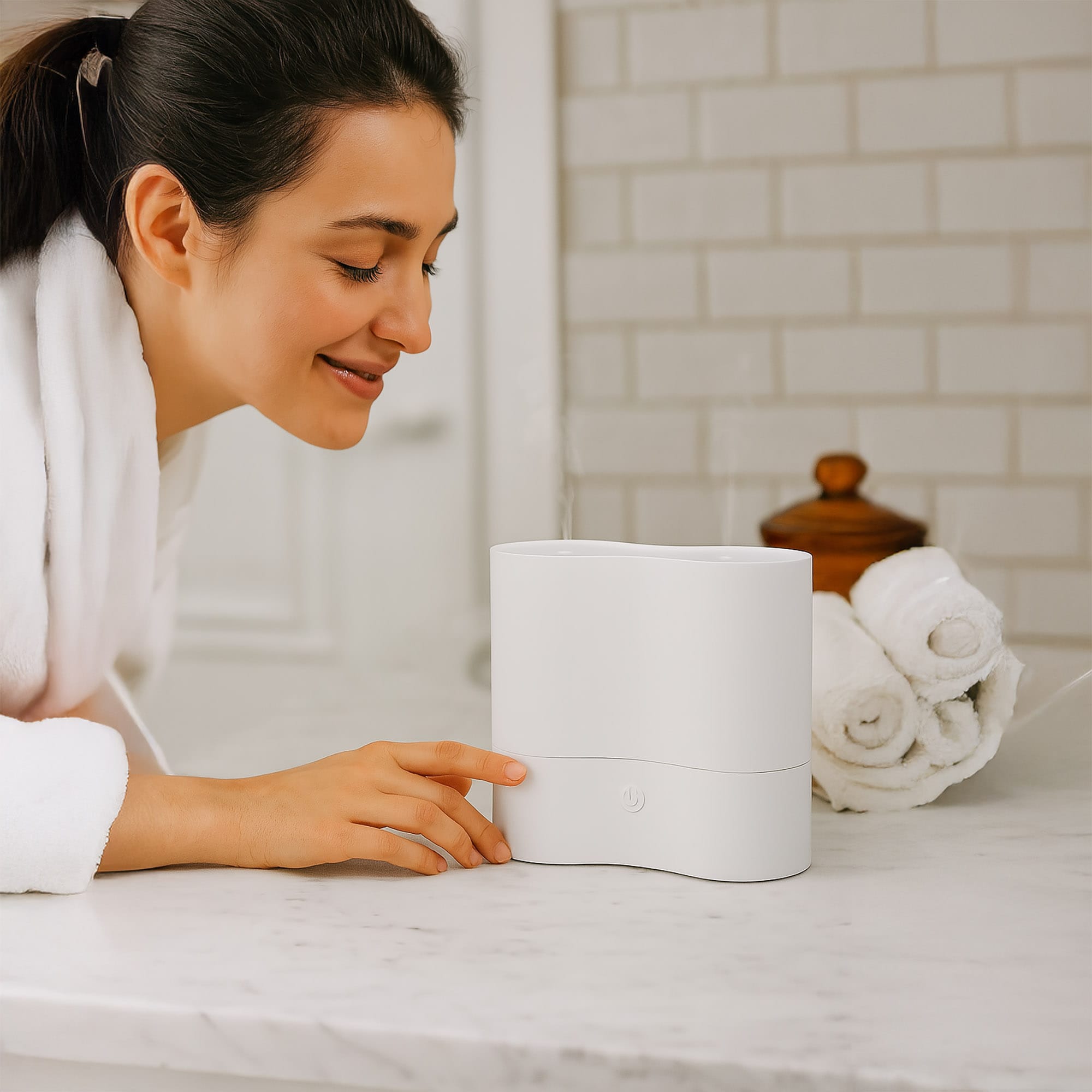 Dyfuzor Ultradźwiękowy Nawilżacz Powietrza Do Olejków Eterycznych Jonizator 2 Dyfuzor Ultradźwiękowy Nawilżacz Powietrza Do Olejków Eterycznych Jonizator - obrazek 2