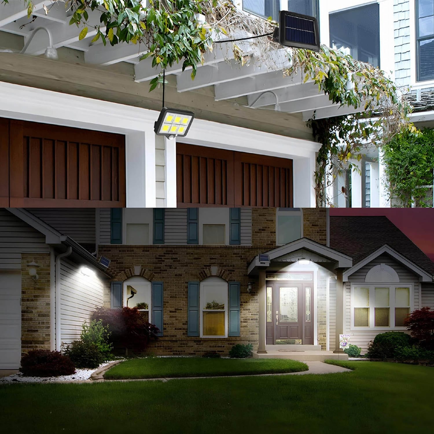 Lampa Solarna LED Ogrodowa Zewnętrzna z Czujnikiem Ruchu Zmierzchu Kinkiet 10 Lampa Solarna LED Ogrodowa Zewnętrzna z Czujnikiem Ruchu Zmierzchu Kinkiet - obrazek 10