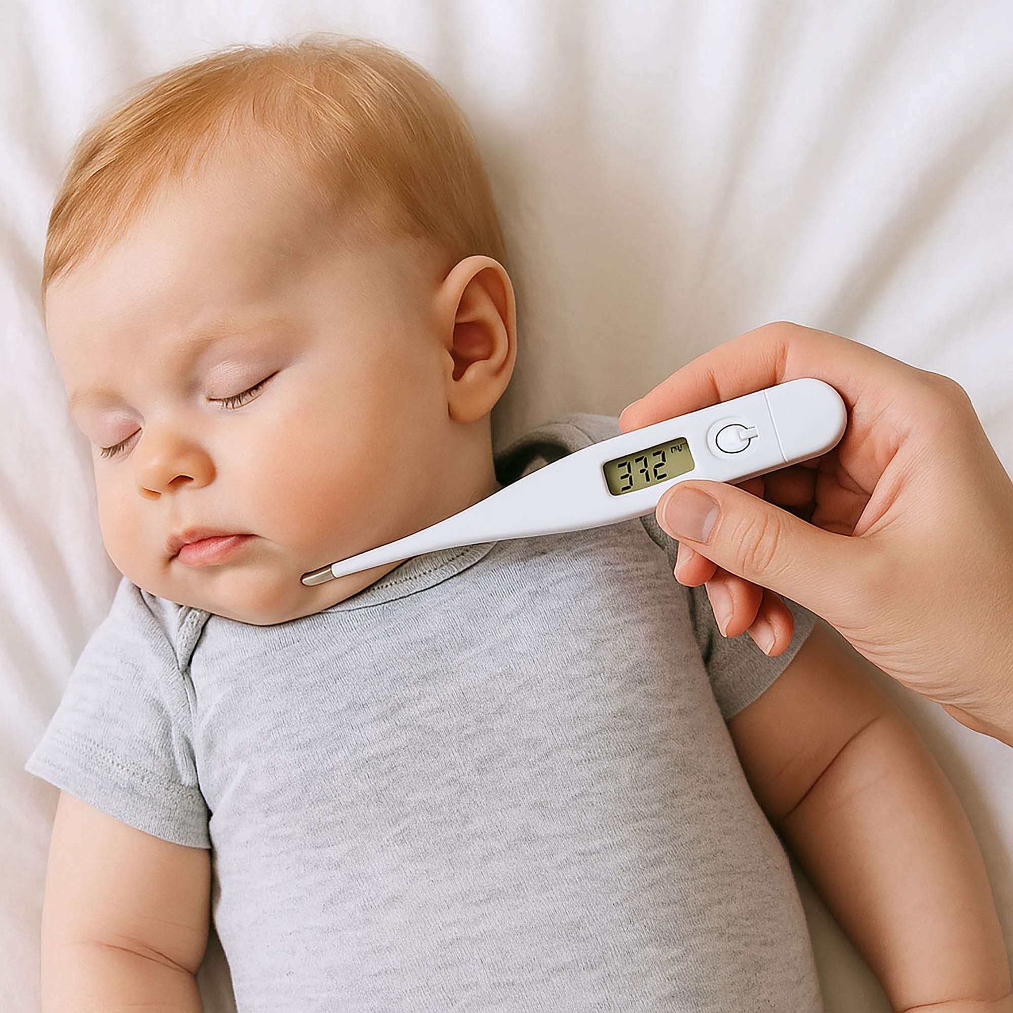 Termometr Elektroniczny Cyfrowy do Pomiaru Temperatury Ciała z Etui 2 Termometr Elektroniczny Cyfrowy do Pomiaru Temperatury Ciała z Etui - obrazek 2