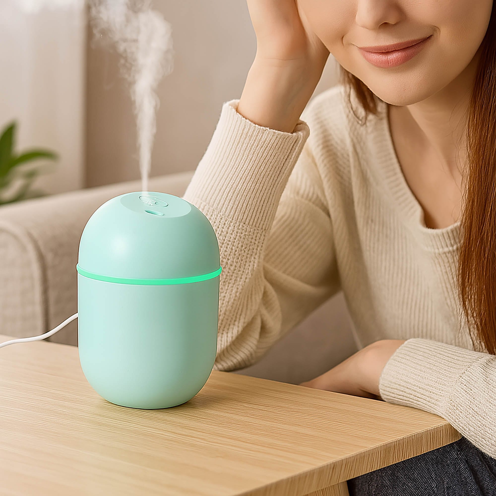 Nawilżacz Powietrza Usb Mini Dyfuzor Ultradźwiękowy Cichy Do Samochodu 2 Nawilżacz Powietrza Usb Mini Dyfuzor Ultradźwiękowy Cichy Do Samochodu - obrazek 2