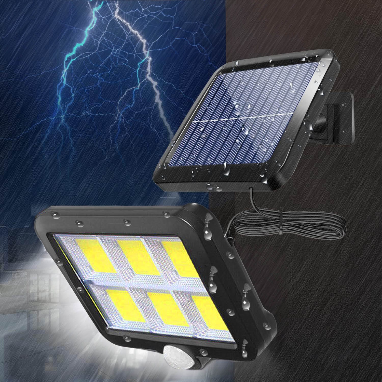 Lampa Solarna LED Ogrodowa Zewnętrzna z Czujnikiem Ruchu Zmierzchu Kinkiet 14 Lampa Solarna LED Ogrodowa Zewnętrzna z Czujnikiem Ruchu Zmierzchu Kinkiet - obrazek 14