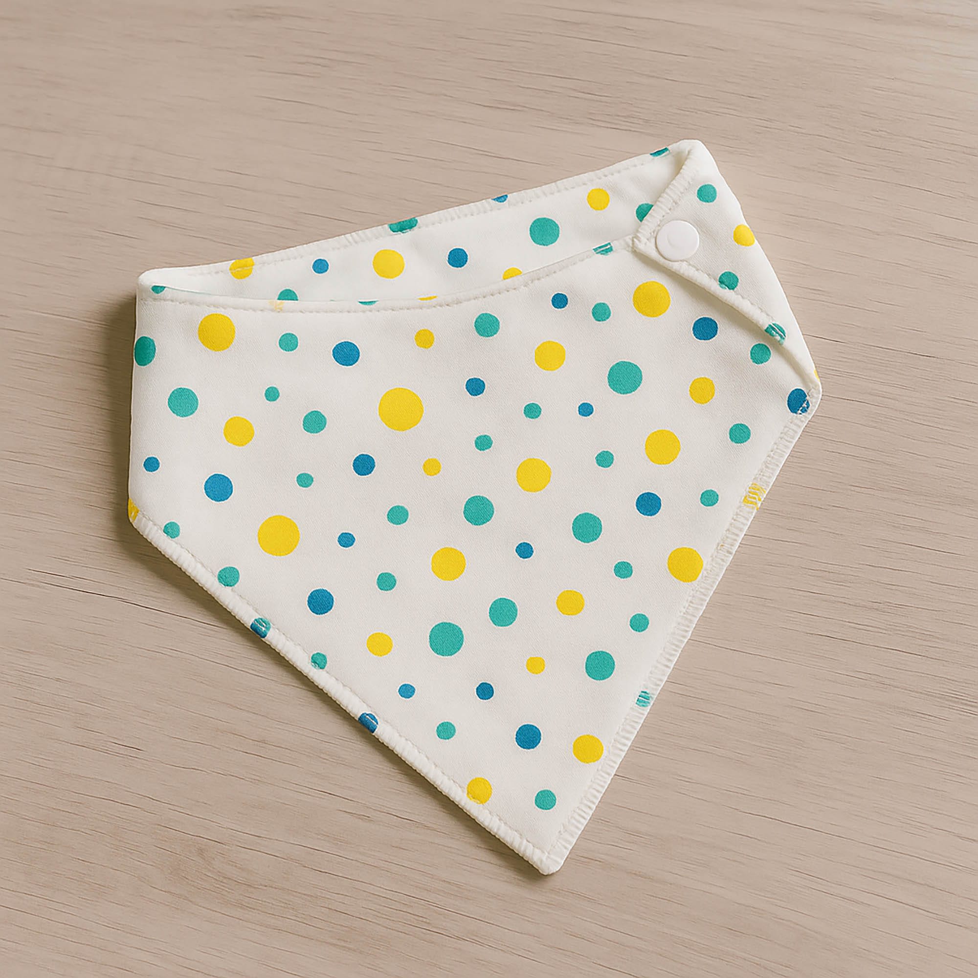 Bawełniany Śliniak Dla Niemowląt Na Zatrzaski Chłonny W Stylu Bandana 4 Bawełniany Śliniak Dla Niemowląt Na Zatrzaski Chłonny W Stylu Bandana - obrazek 4