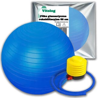 Piłka Gimnastyczna Fitness do Ćwiczeń Pilates w Ciąży Rehabilitacyjna 65 cm