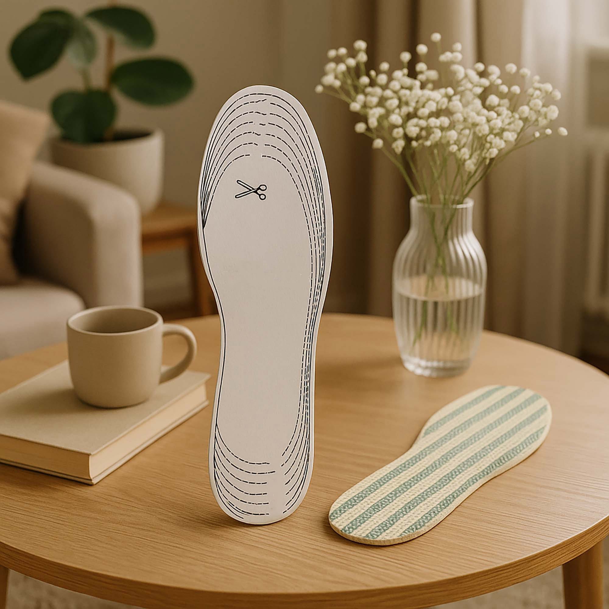 Wkładki Do Butów Do Przycięcia Oddychające Antybakteryjne Chłonące Pot 2 Wkładki Do Butów Do Przycięcia Oddychające Antybakteryjne Chłonące Pot - obrazek 2