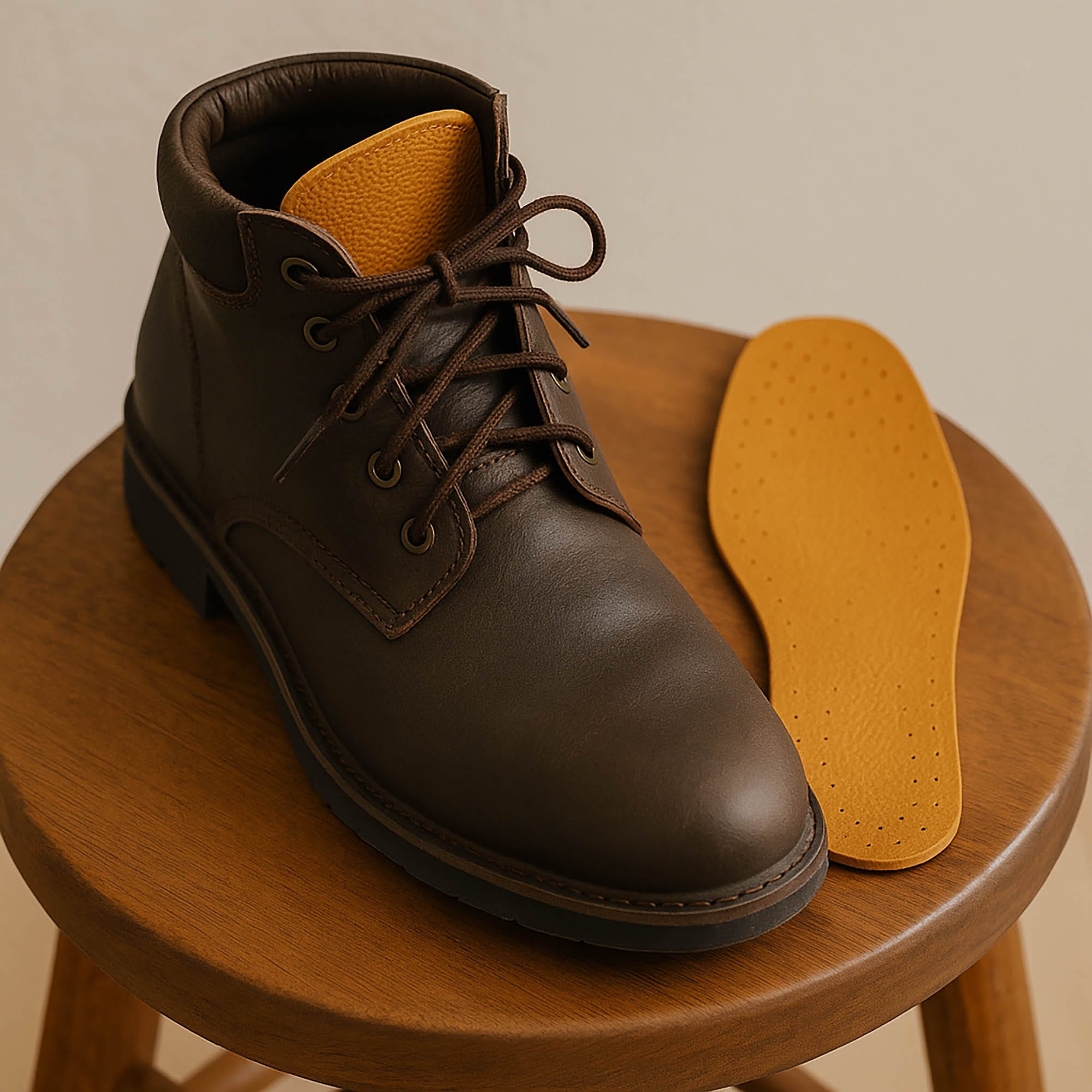 Wkładki Do Butów Skórzane Oddychające Perforowane Przeciwpotne Do Butów BHP 3 Wkładki Do Butów Skórzane Oddychające Perforowane Przeciwpotne Do Butów BHP - obrazek 3