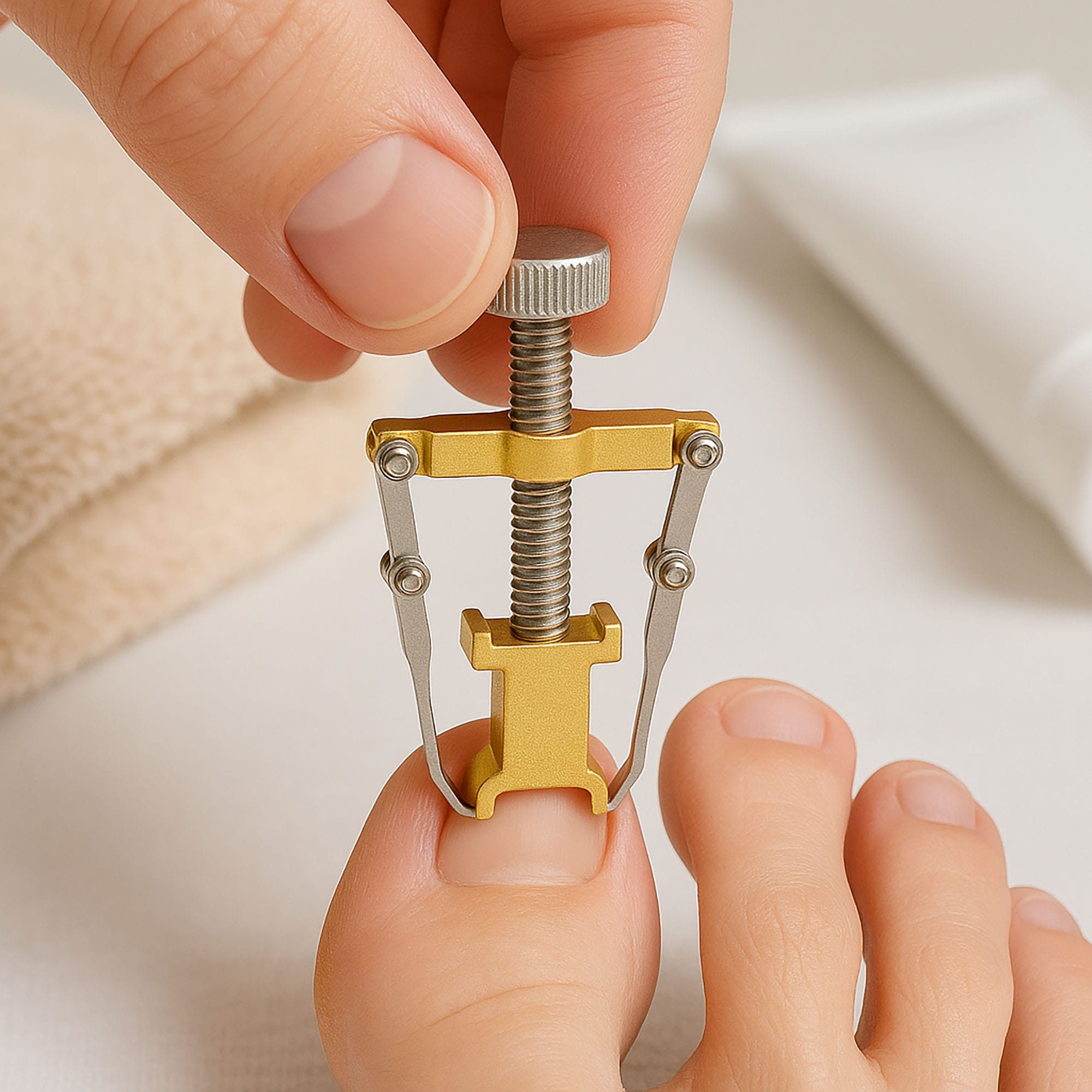 Klamra na Wrastające Paznokcie Wrastający u Stopy do Paznokci Nóg Nogi Klips 2 Klamra na Wrastające Paznokcie Wrastający u Stopy do Paznokci Nóg Nogi Klips - obrazek 2