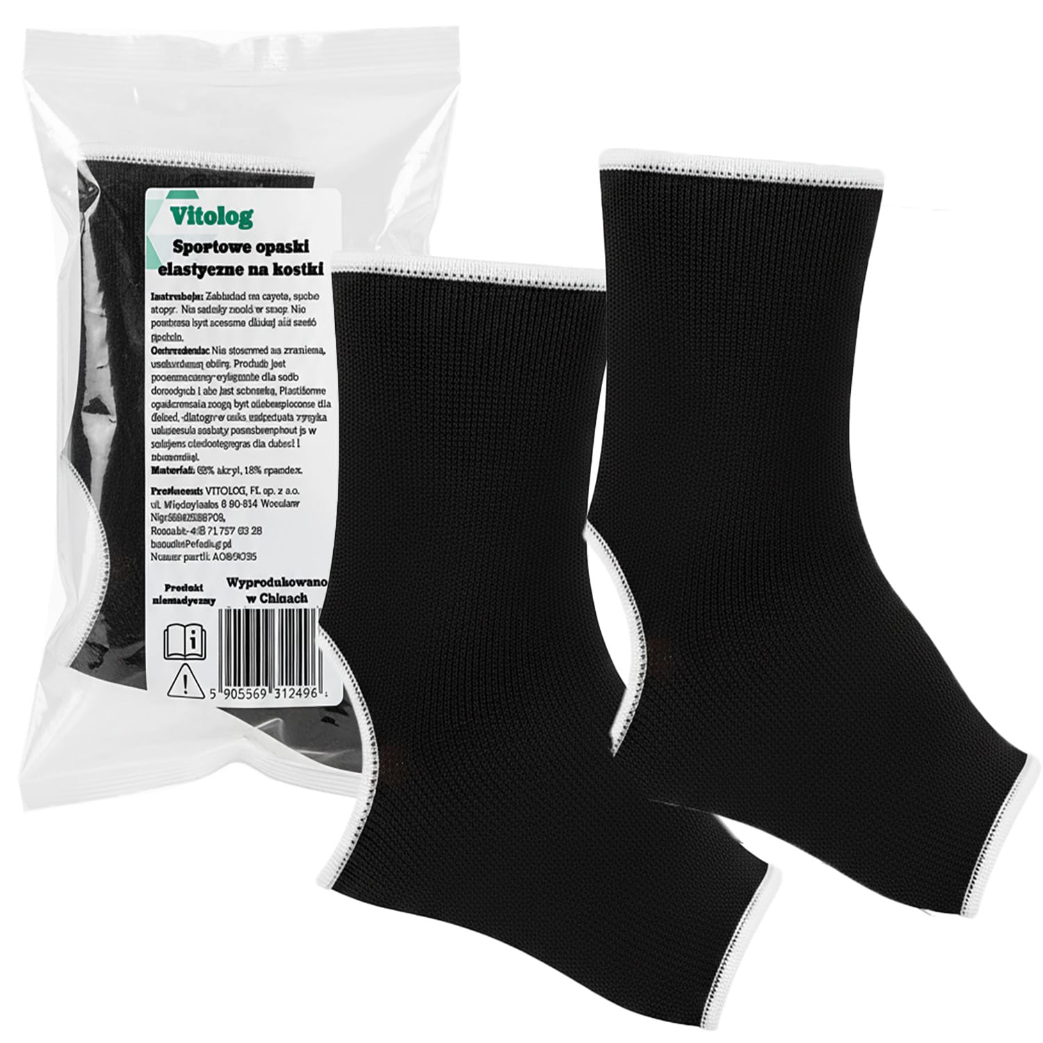 2 szt Opaska Uciskowa na Kostkę Kompresyjna Stabilizator Ściągacz Kostki 1 2 szt Opaska Uciskowa na Kostkę Kompresyjna Stabilizator Ściągacz Kostki