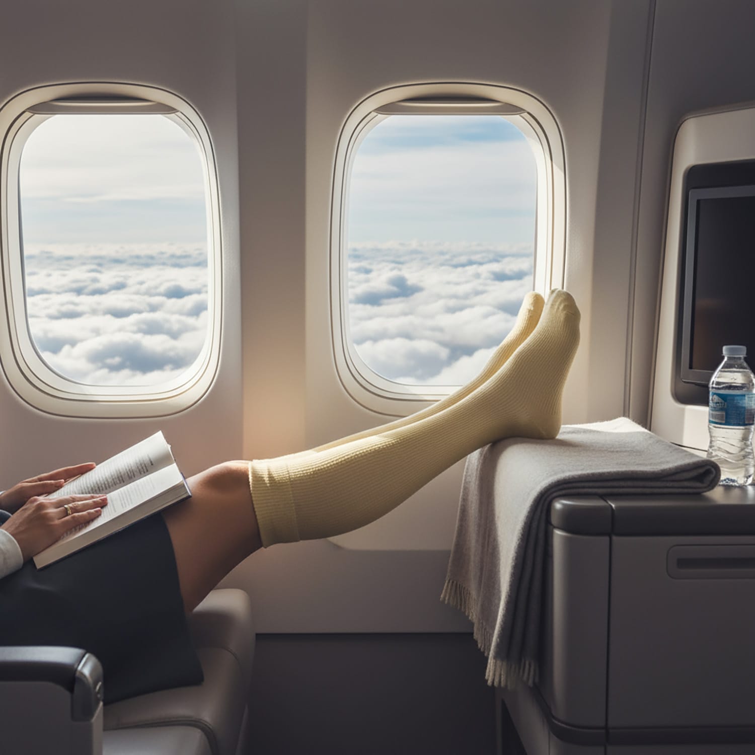 3-pack Podkolanówki Skarpety Kompresyjne Uciskowe Do Biegania Samolotu Przeciw Żylakowe Na Żylaki Kolanówki S/M 7 3-pack Podkolanówki Skarpety Kompresyjne Uciskowe Do Biegania Samolotu Przeciw Żylakowe Na Żylaki Kolanówki S/M - obrazek 7