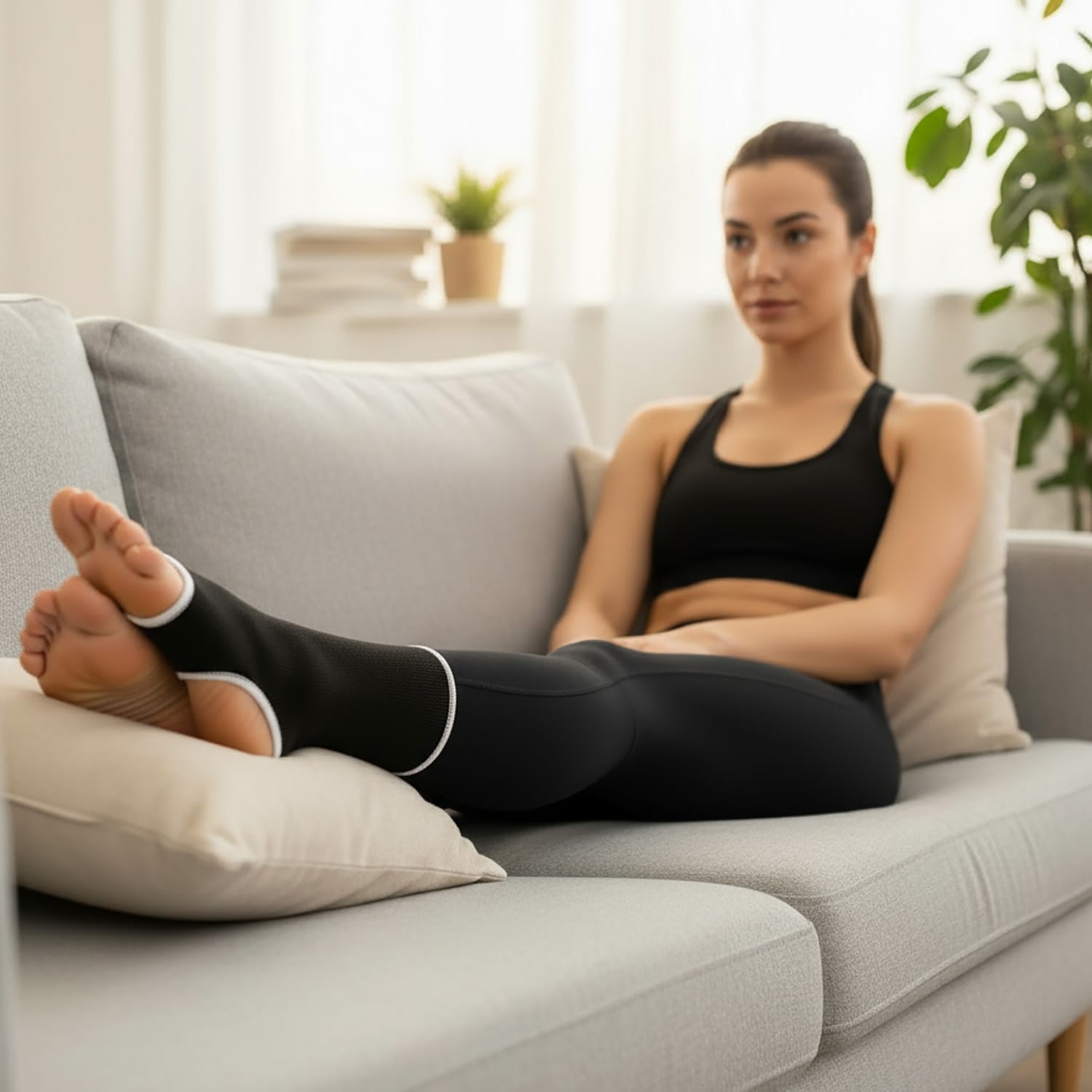 2 szt Opaska Uciskowa na Kostkę Kompresyjna Stabilizator Ściągacz Kostki 7 2 szt Opaska Uciskowa na Kostkę Kompresyjna Stabilizator Ściągacz Kostki - obrazek 7