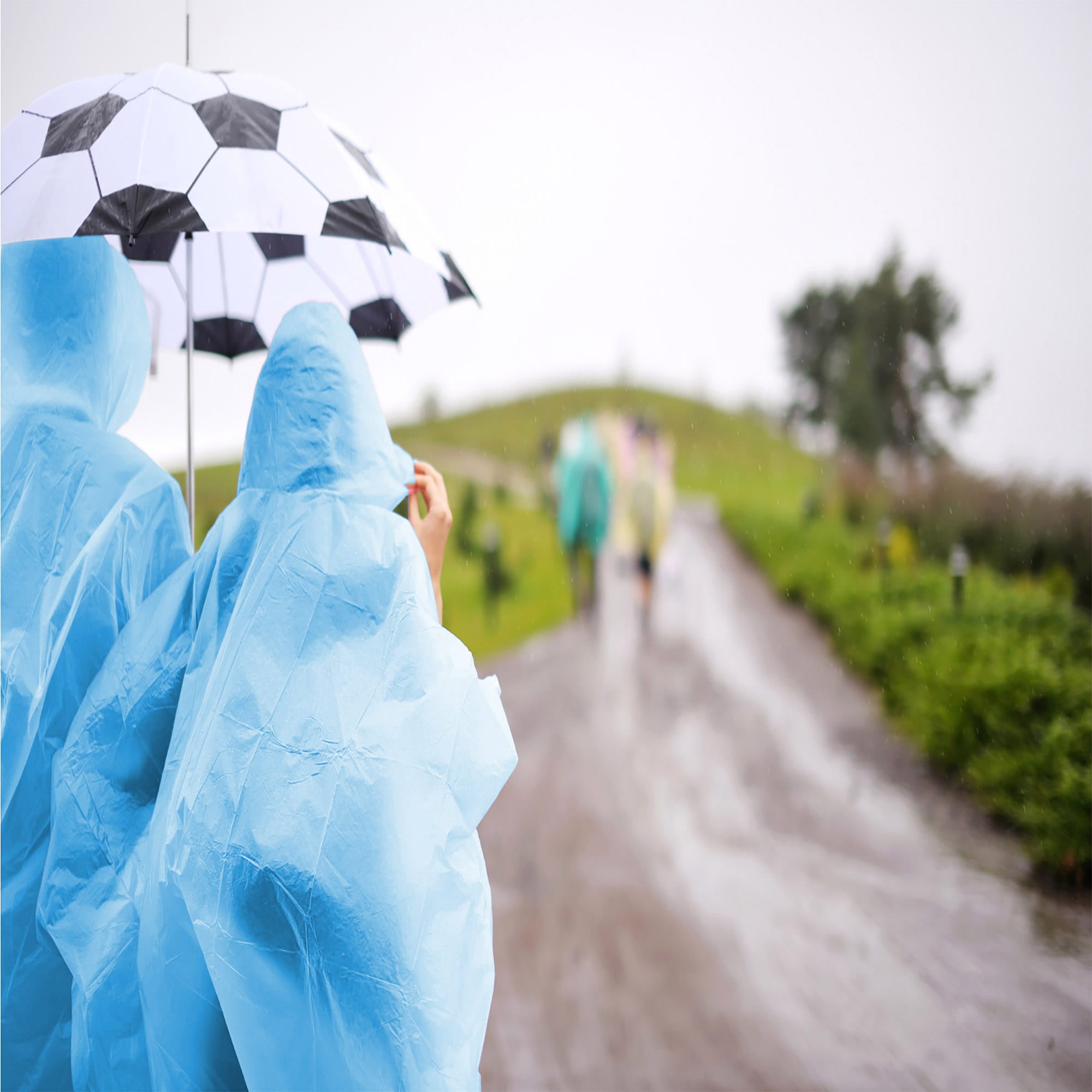 Peleryna Przeciwdeszczowa Palto Płaszcz Przeciwdeszczowy Ponczo Z Rękawami 6 Peleryna Przeciwdeszczowa Palto Płaszcz Przeciwdeszczowy Ponczo Z Rękawami - obrazek 6