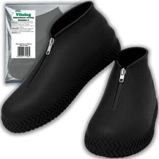 Nakładki Ochraniacze Przeciwdeszczowe Wodoodporne Gumowe na Buty z Zamkiem