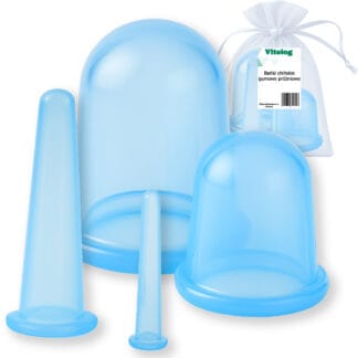 Bańki Chińskie Gumowe Próżniowe Lekarskie Silikonowe Do Masażu Twarzy Szyi