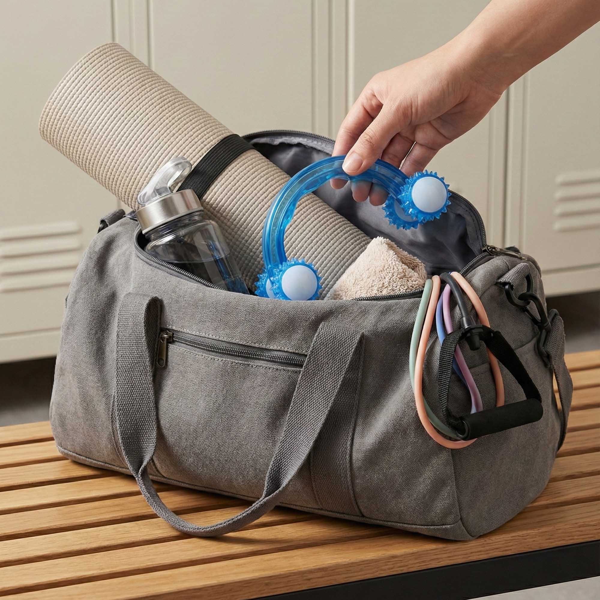 Masażer Antycellulitowy Roller Rolka do Masażu Ciała Pleców Nóg Rąk Stóp Ud 8 Masażer Antycellulitowy Roller Rolka do Masażu Ciała Pleców Nóg Rąk Stóp Ud - obrazek 8