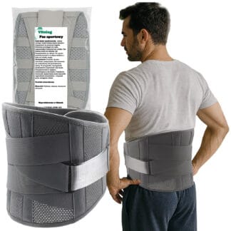 Pas Ledźwiowy Ortopedyczny na Kręgosłup Lędźwiowo Krzyżowy do Pracy Magnetyczny