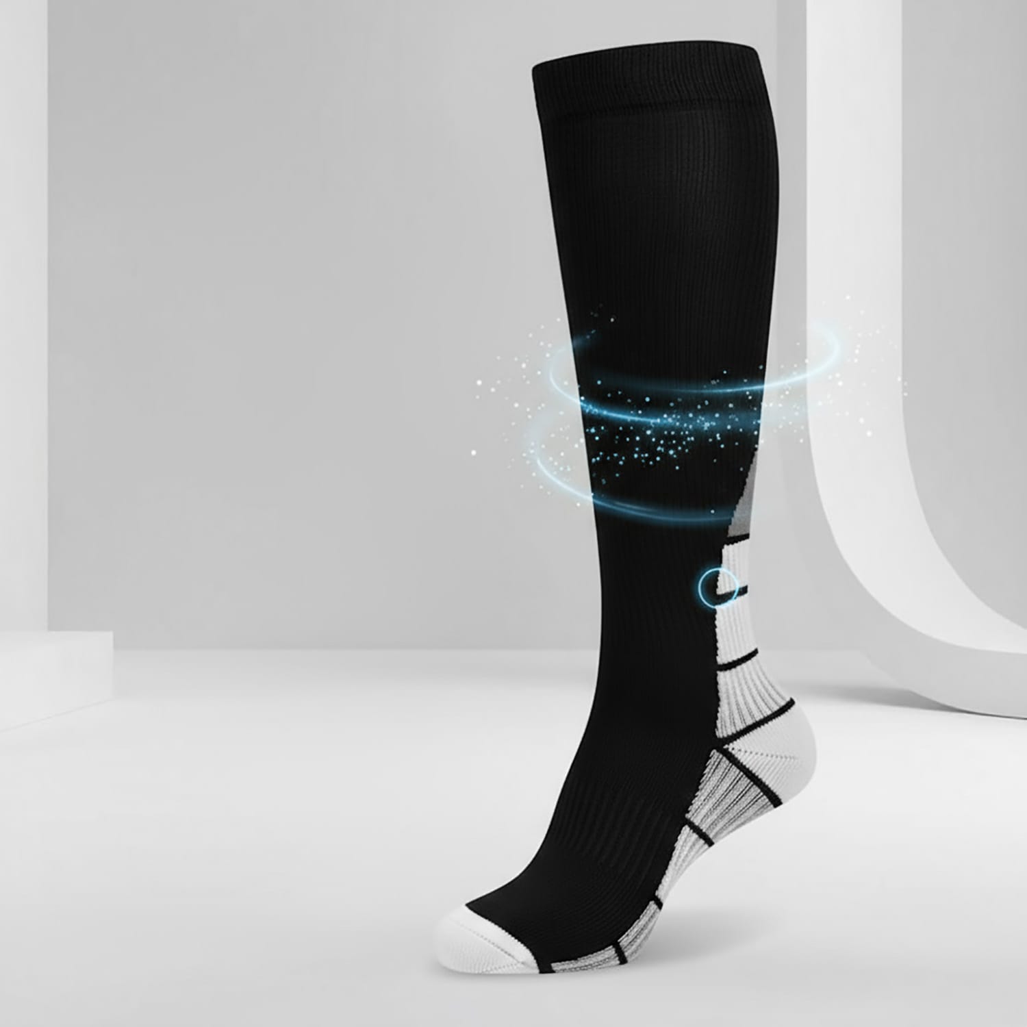 3 pack Kompresyjne Podkolanówki Skarpety Uciskowe Przeciwżylakowe na Żylaki Długie L/XL 10 3 pack Kompresyjne Podkolanówki Skarpety Uciskowe Przeciwżylakowe na Żylaki Długie L/XL - obrazek 10