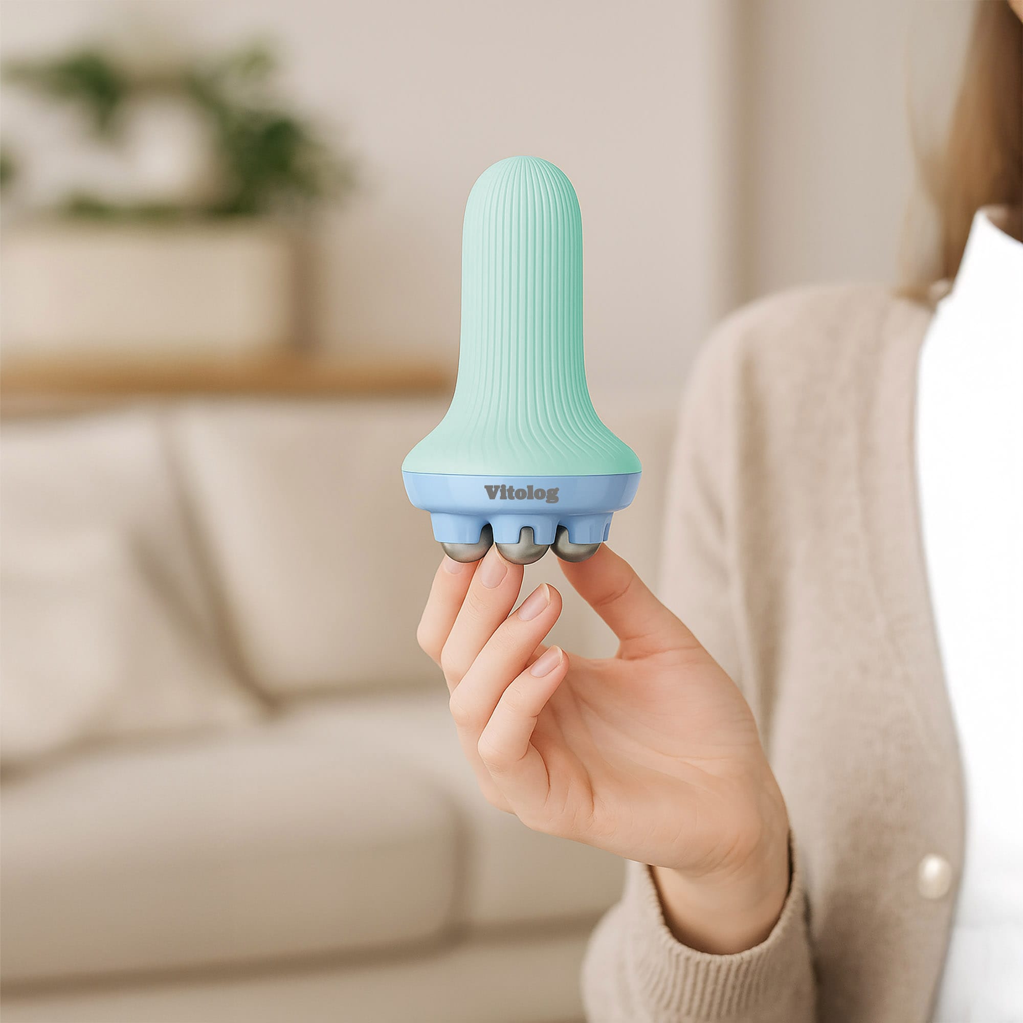 Masażer Antycellulitowy do Masażu Ciała Roller Nóg Ud Pośladków Brzucha 6 Masażer Antycellulitowy do Masażu Ciała Roller Nóg Ud Pośladków Brzucha - obrazek 6