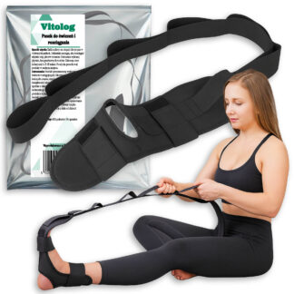 Pas Taśma do Rozciągania Mięśni Nóg Pleców Stretchingu Joga Baletu Szpagatu