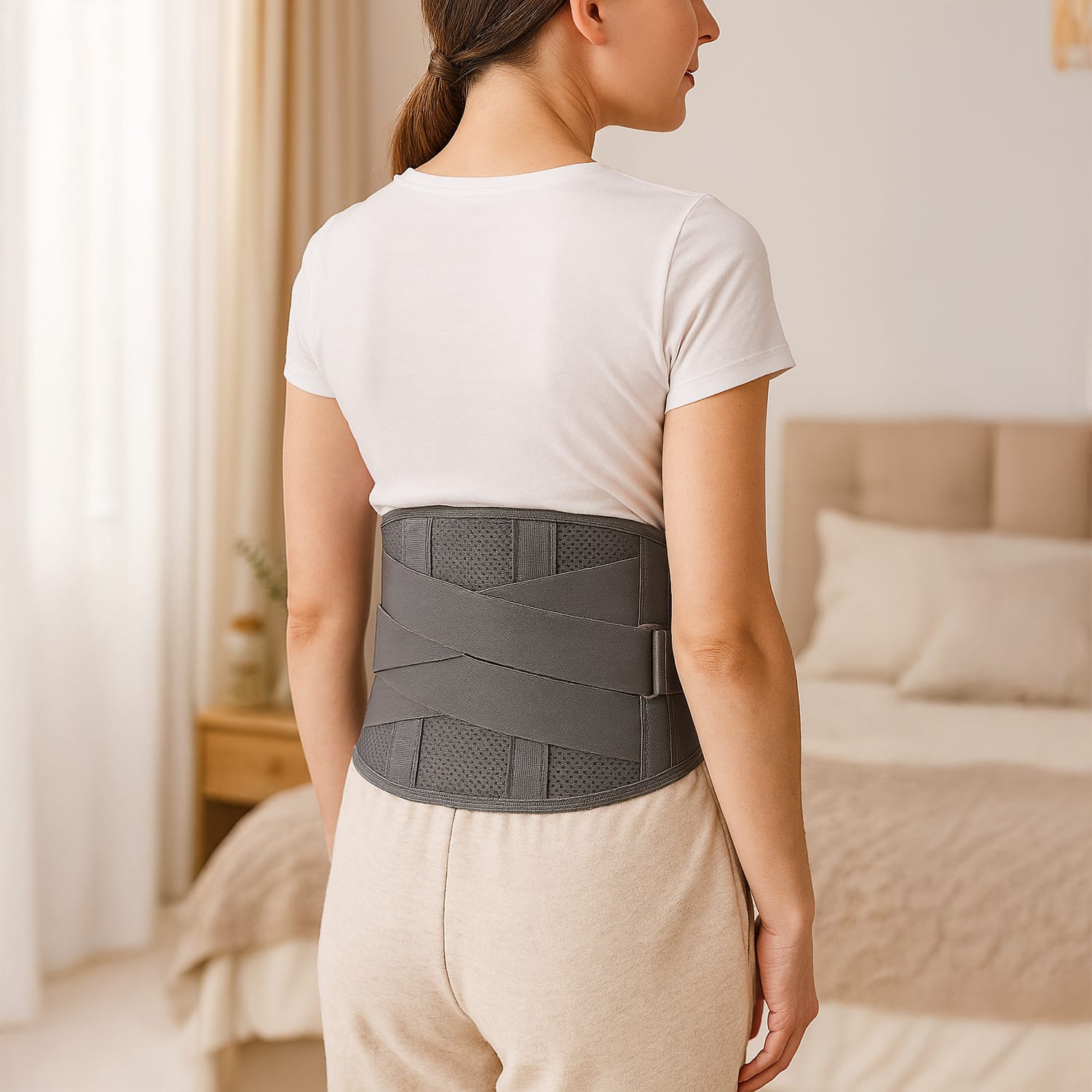 Pas Ledźwiowy Ortopedyczny na Kręgosłup Lędźwiowo Krzyżowy do Pracy Magnetyczny 3 Pas Ledźwiowy Ortopedyczny na Kręgosłup Lędźwiowo Krzyżowy do Pracy Magnetyczny - obrazek 3