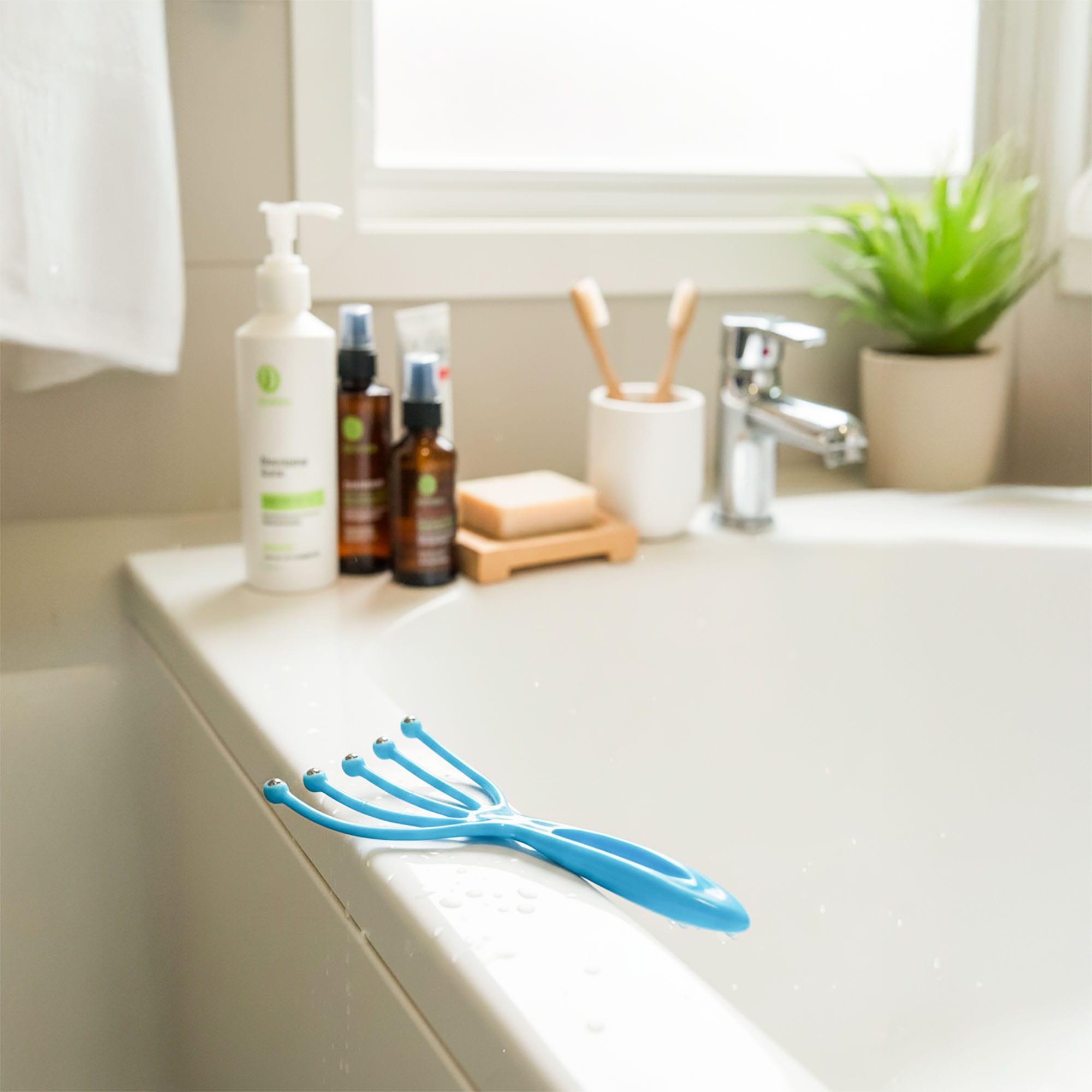 Masażer Ajurwedyjski do Skóry Głowy Włosów Wcierki Drapaczka Grabki Ręczny 3 Masażer Ajurwedyjski do Skóry Głowy Włosów Wcierki Drapaczka Grabki Ręczny - obrazek 3