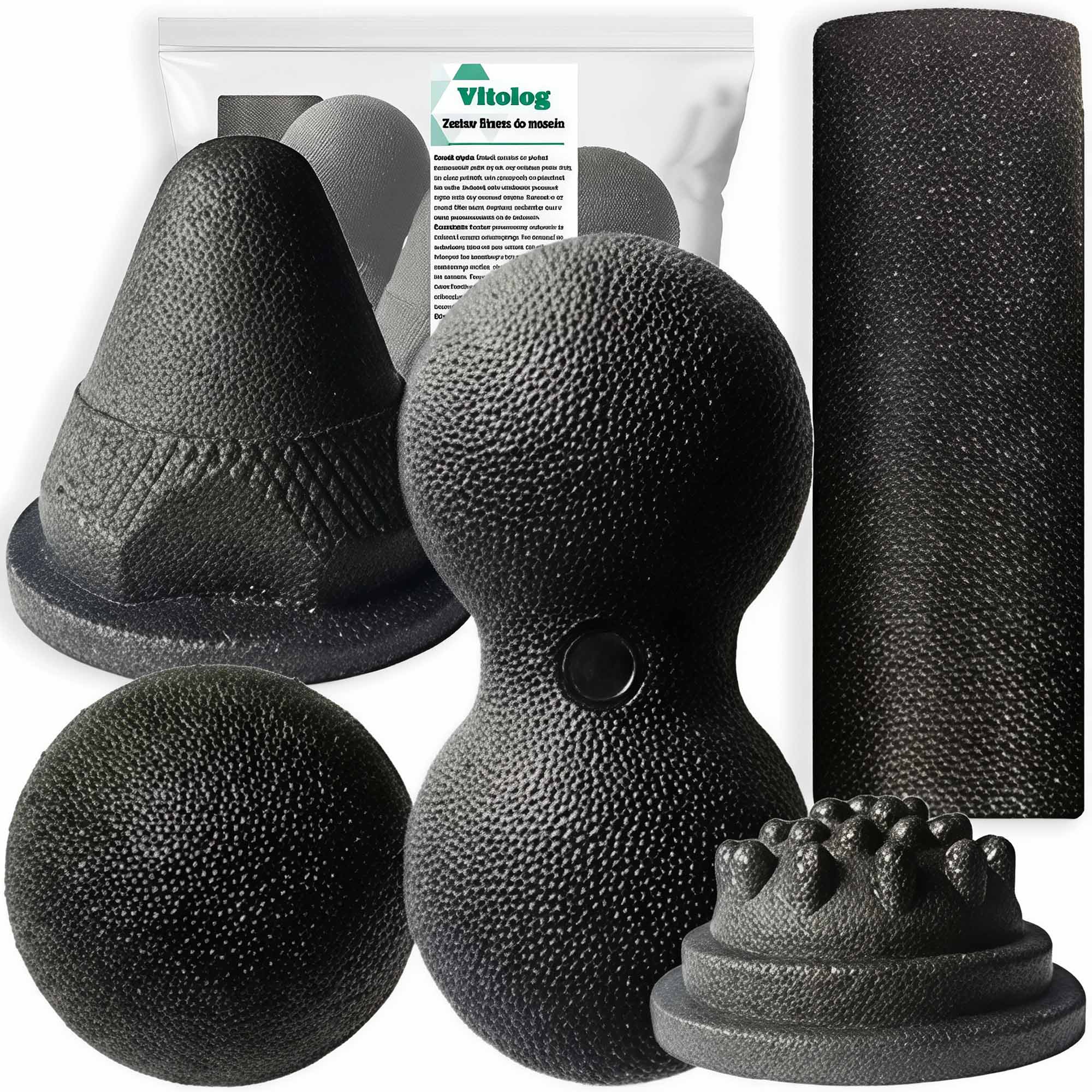 Roller Piłka DUOBALL Wałek Stożek do Masażu Rolowania Ciała Nóg Pleców EPP 1 Roller Piłka DUOBALL Wałek Stożek do Masażu Rolowania Ciała Nóg Pleców EPP