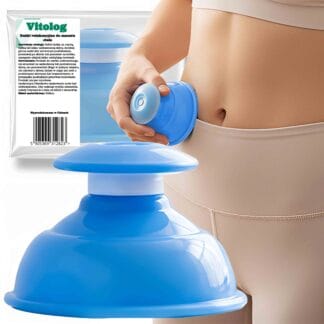 Bańka Antycellulitowa Chińska Próżniowa Silikonowa do Masażu na Cellulit