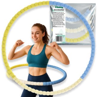 Hula Hop do Ćwiczeń Fitness na Brzuch Składane Koło Odchudzające Masujące