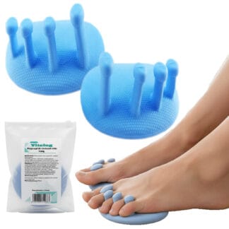 Separator Palców na Haluksy Palce Młotkowate 5 Palców Korektor Nóg Stóp