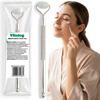 Mini Masażer do Twarzy Szyi Podbródka Ust pod Oczy Roller Rolka Gua Sha