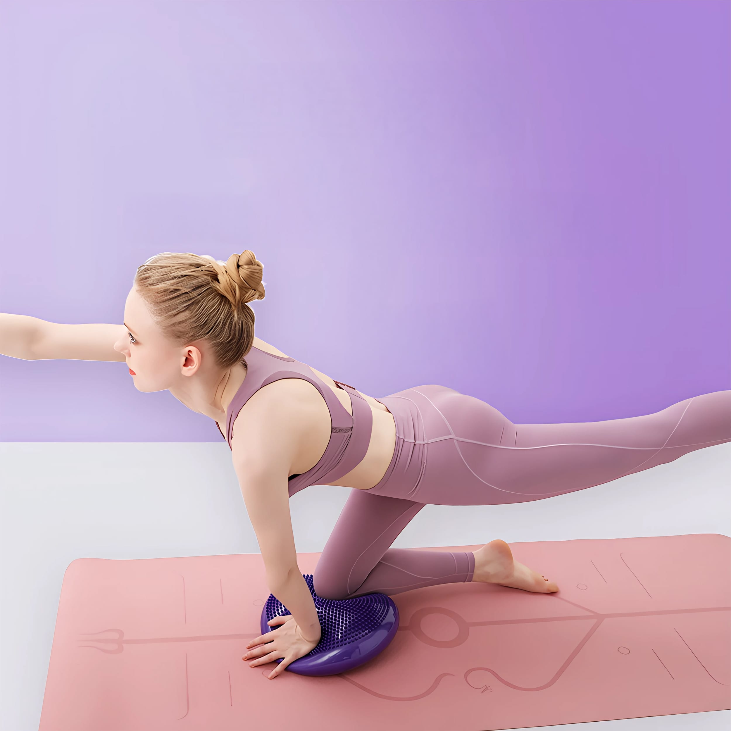 Poduszka Sensoryczna Dysk Sensoryczny do Ćwiczeń Jeżyk do Siedzenia Pompka 3 Poduszka Sensoryczna Dysk Sensoryczny do Ćwiczeń Jeżyk do Siedzenia Pompka - obrazek 3