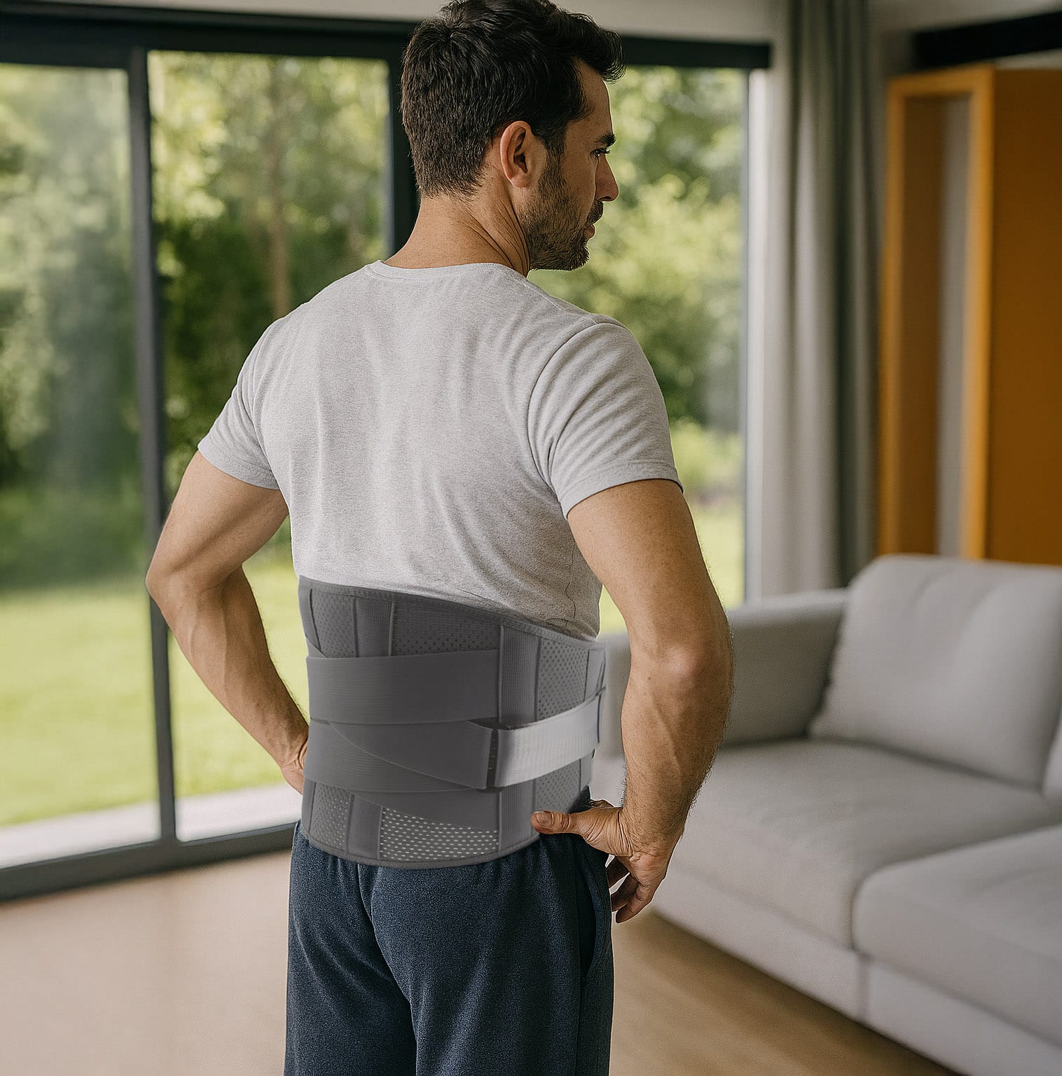 Pas Ledźwiowy Ortopedyczny na Kręgosłup Lędźwiowo Krzyżowy do Pracy Magnetyczny 2 Pas Ledźwiowy Ortopedyczny na Kręgosłup Lędźwiowo Krzyżowy do Pracy Magnetyczny - obrazek 2