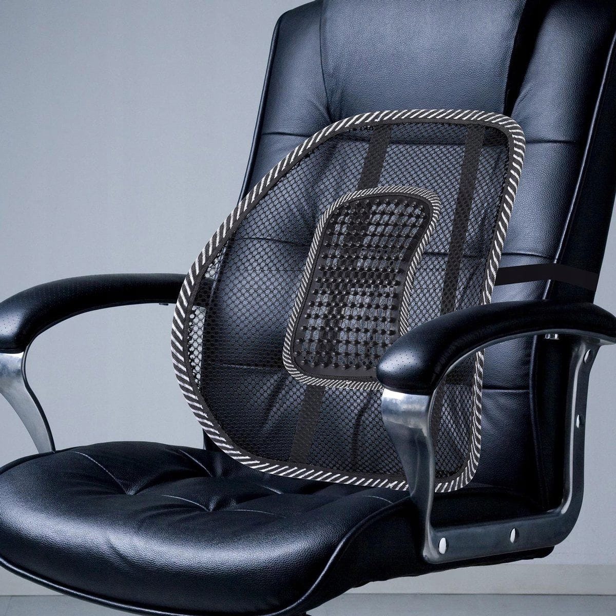 Podpórka Lędźwiowa Pod Plecy Na Fotel Biurowy Samochodu Podkładka Krzesło 2 Podpórka Lędźwiowa Pod Plecy Na Fotel Biurowy Samochodu Podkładka Krzesło - obrazek 2