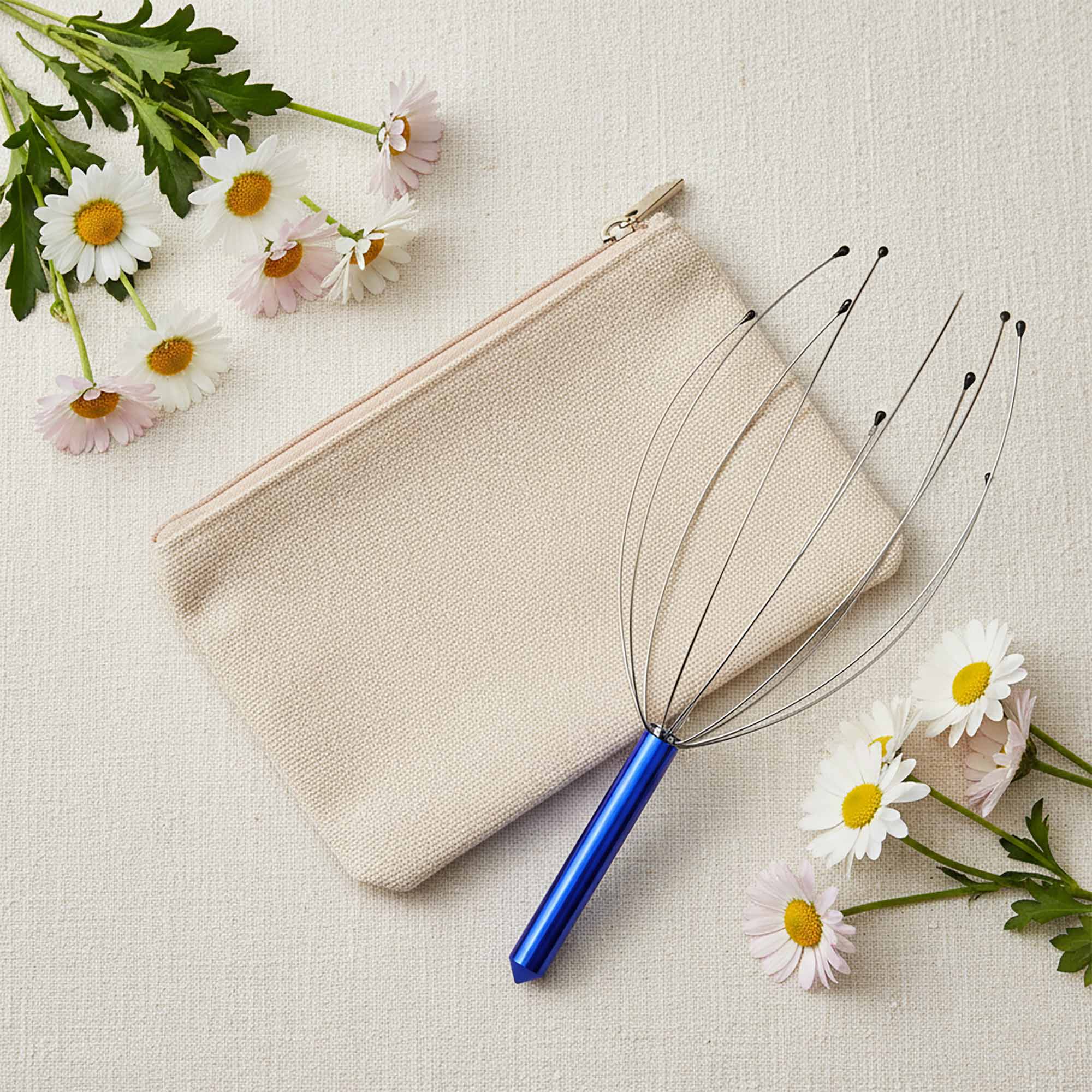 Masażer Ajurwedyjski do Masażu Skóry Głowy Skalpu na Porost Włosów Stalowy 8 Masażer Ajurwedyjski do Masażu Skóry Głowy Skalpu na Porost Włosów Stalowy - obrazek 8