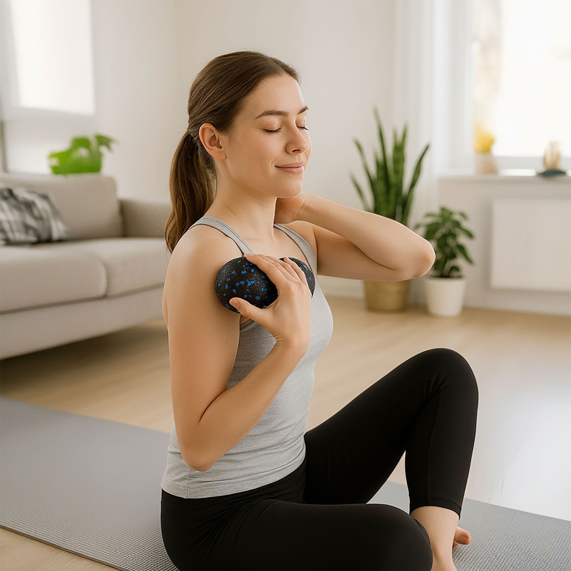 Duoball Podwójna Piłka EPP Piłeczka do Masażu Rolowania Masażer Ciała Karku 4 Duoball Podwójna Piłka EPP Piłeczka do Masażu Rolowania Masażer Ciała Karku - obrazek 4