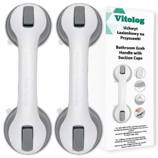 2x Uchwyt Łazienkowy pod Prysznic do Wanny WC dla Seniora Niepełnosprawnych