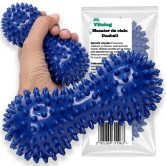 Podwójna Piłeczka do Masażu Mięśni Ćwiczeń Rehabilitacyjna Masażu Duoball