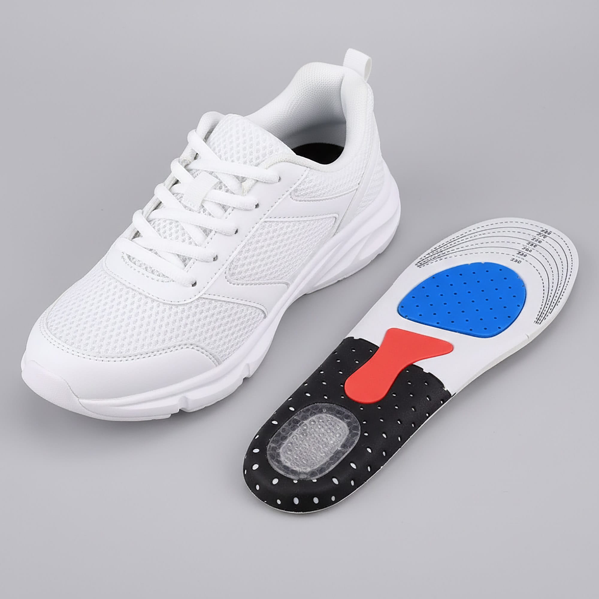 Sportowe Wkładki do Butów Amortyzujące na Bolące Stopy Ostrogi Pięty 7 Sportowe Wkładki do Butów Amortyzujące na Bolące Stopy Ostrogi Pięty - obrazek 7