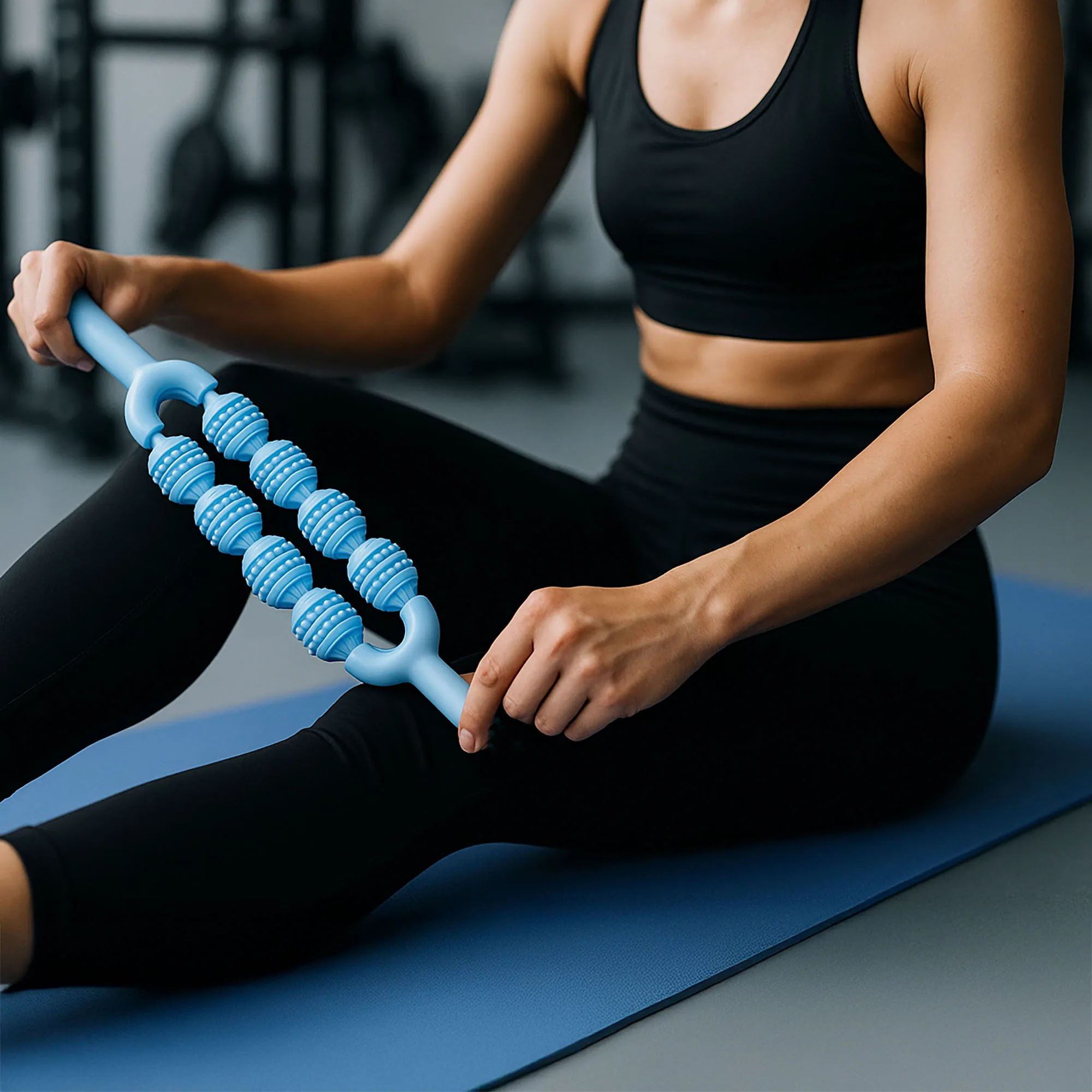 Roller Wałek do Masażu Pleców Karku Ramion Masażer Brzucha Nóg na Cellulit 9 Roller Wałek do Masażu Pleców Karku Ramion Masażer Brzucha Nóg na Cellulit - obrazek 9