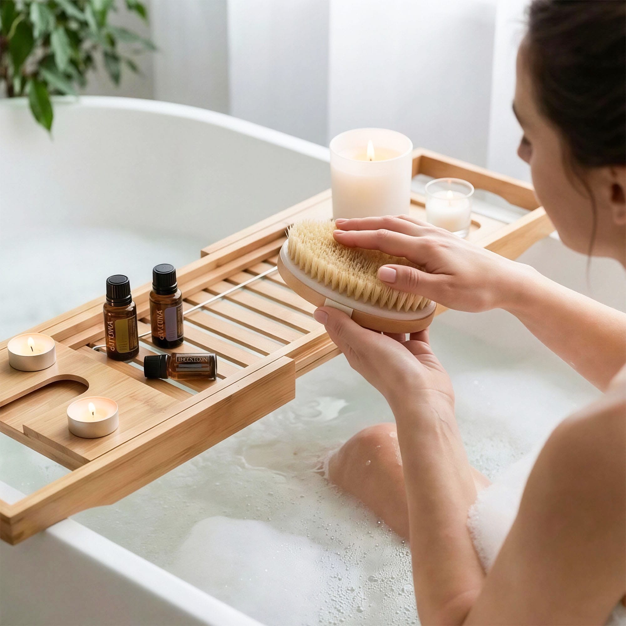 Szczotka do Masażu na Sucho Ciała Cellulitu Nóg Ud Masażer Antycellulitowy 2 Szczotka do Masażu na Sucho Ciała Cellulitu Nóg Ud Masażer Antycellulitowy - obrazek 2