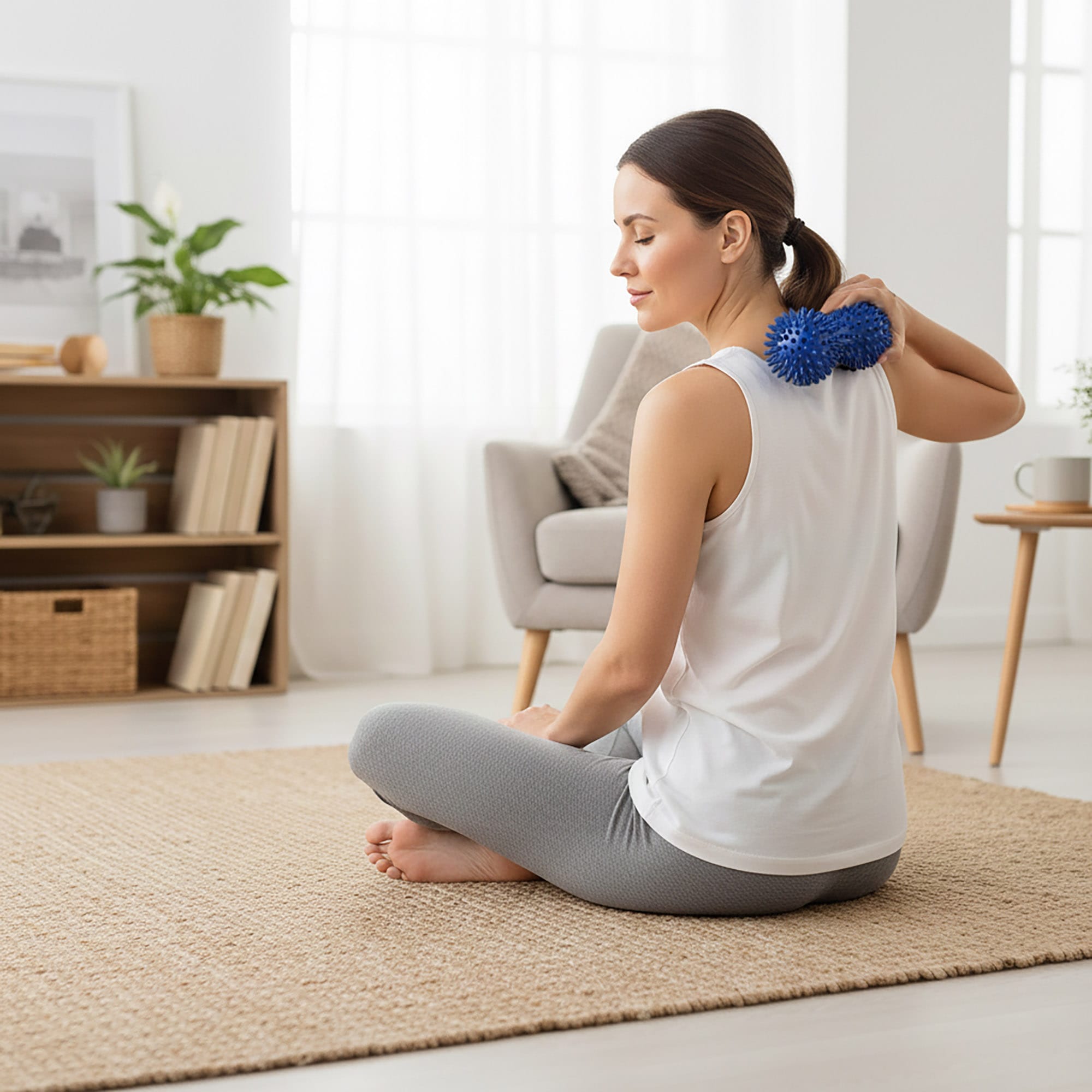 Podwójna Piłeczka do Masażu Mięśni Ćwiczeń Rehabilitacyjna Masażu Duoball 5 Podwójna Piłeczka do Masażu Mięśni Ćwiczeń Rehabilitacyjna Masażu Duoball - obrazek 5