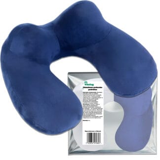 Poduszka Podróżna Turystyczna Dmuchana do Samolotu Rogal do Spania na Szyję